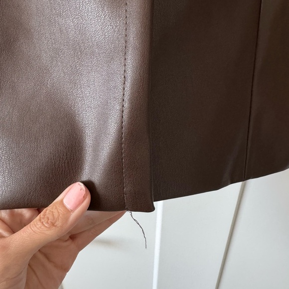 ABERCROMBIE FAUX LEATHER DRESS/ JACKET - Picture 7 of 16